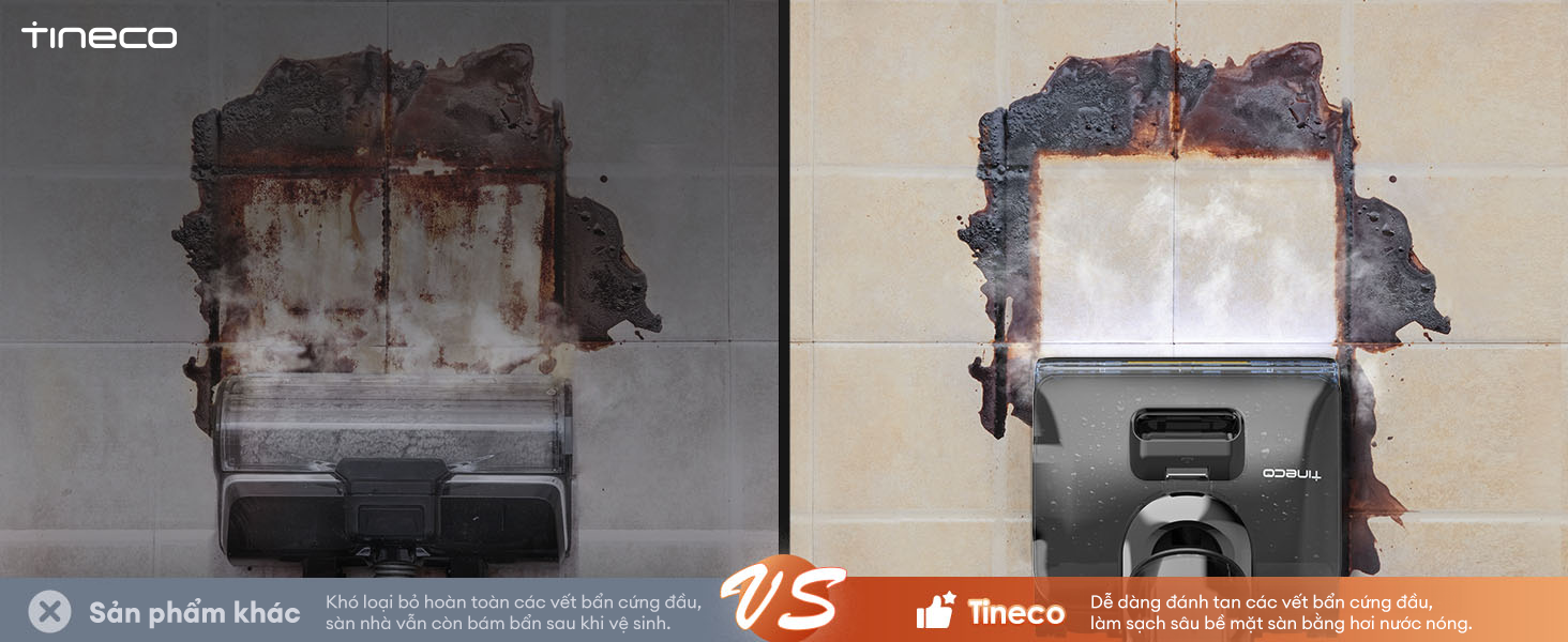 Máy hút bụi lau sàn khô ướt Tineco Floor One i7 Steam