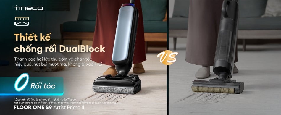 Tineco Floor One S9 Artist Prime 2 - Máy hút bụi lau sàn khô ướt