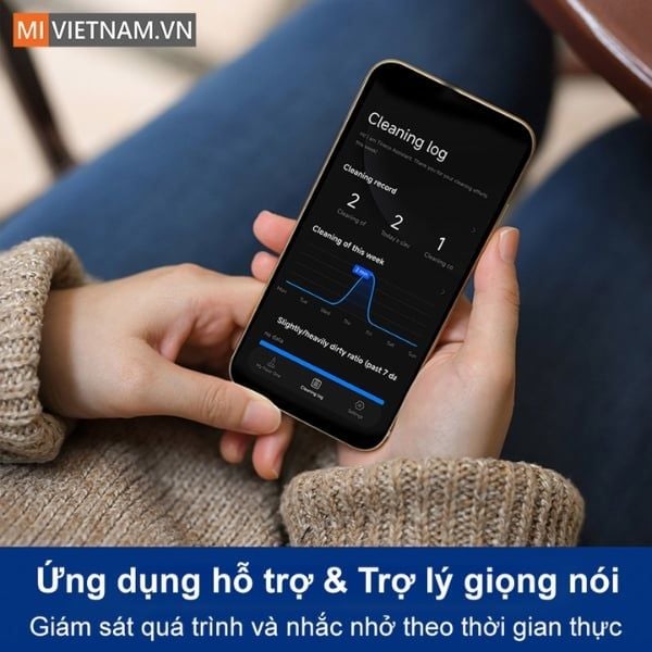 Máy hút bụi S6 Stretch Extreme Điều khiển linh hoạt qua app, màn hình LED và giọng nói