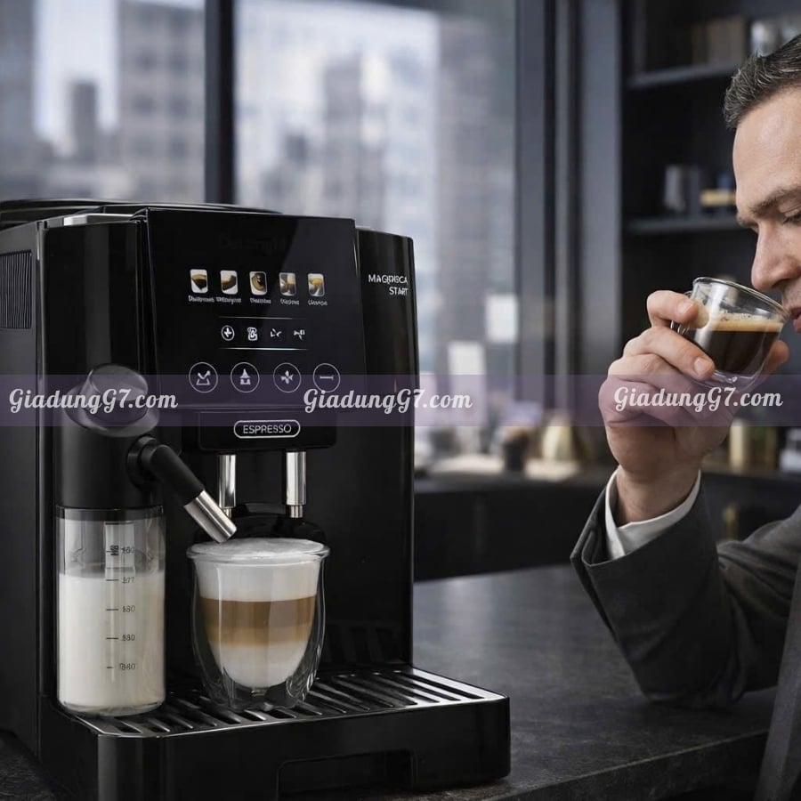 Máy pha cà phê De’Longhi Magnifica Start ECAM222.91.B được thiết kế để sử dụng hàng ngày