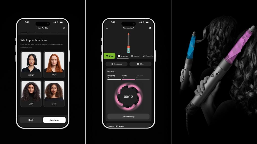 Máy tạo kiểu tóc Dyson Airwrap iD HS08 Máy tạo kiểu tóc Dyson Airwrap iD HS08 Kết nối hoàn hảo