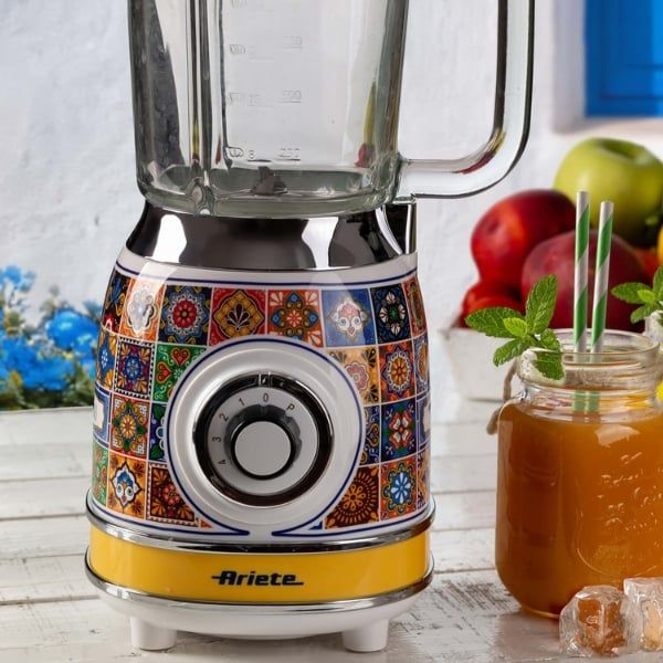 Máy xay sinh tố Ariete Bình thủy tinh 1,5 lít.
