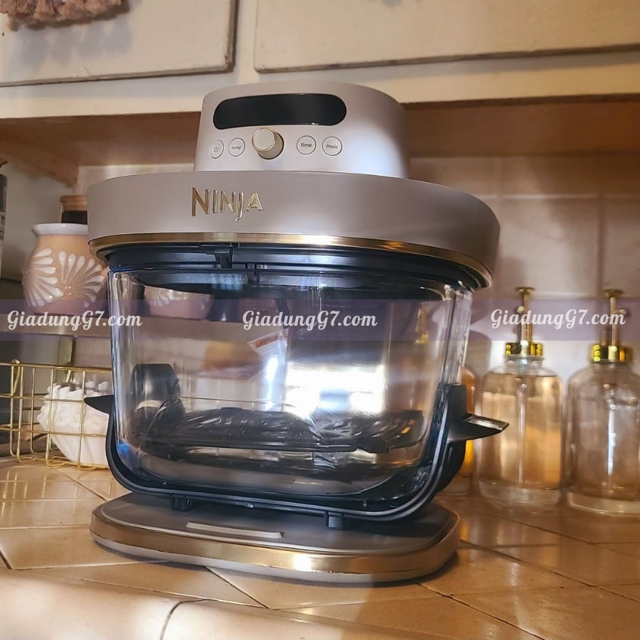 Nồi chiên không dầu Ninja CRISPi PRO 7in1 XL Các hộp đựng bằng thủy tinh bền, chịu được sốc nhiệt.