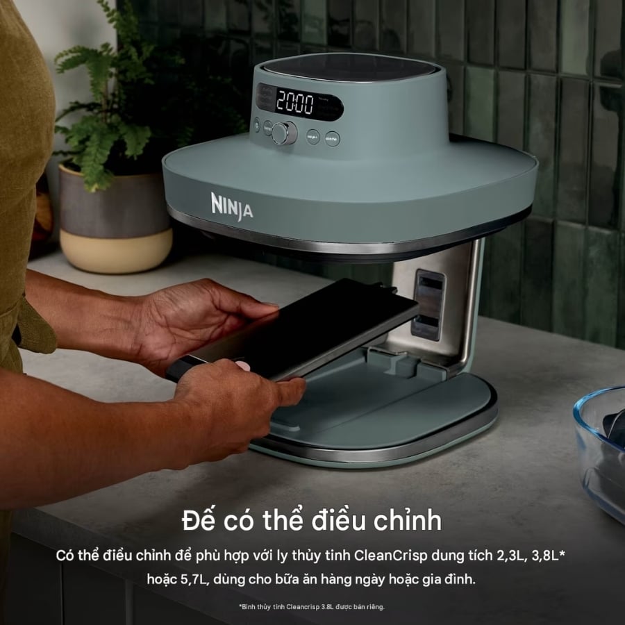Nồi chiên không dầu Ninja CRISPi PRO 7in1 XL 7 chức năng nấu nướng đa năng