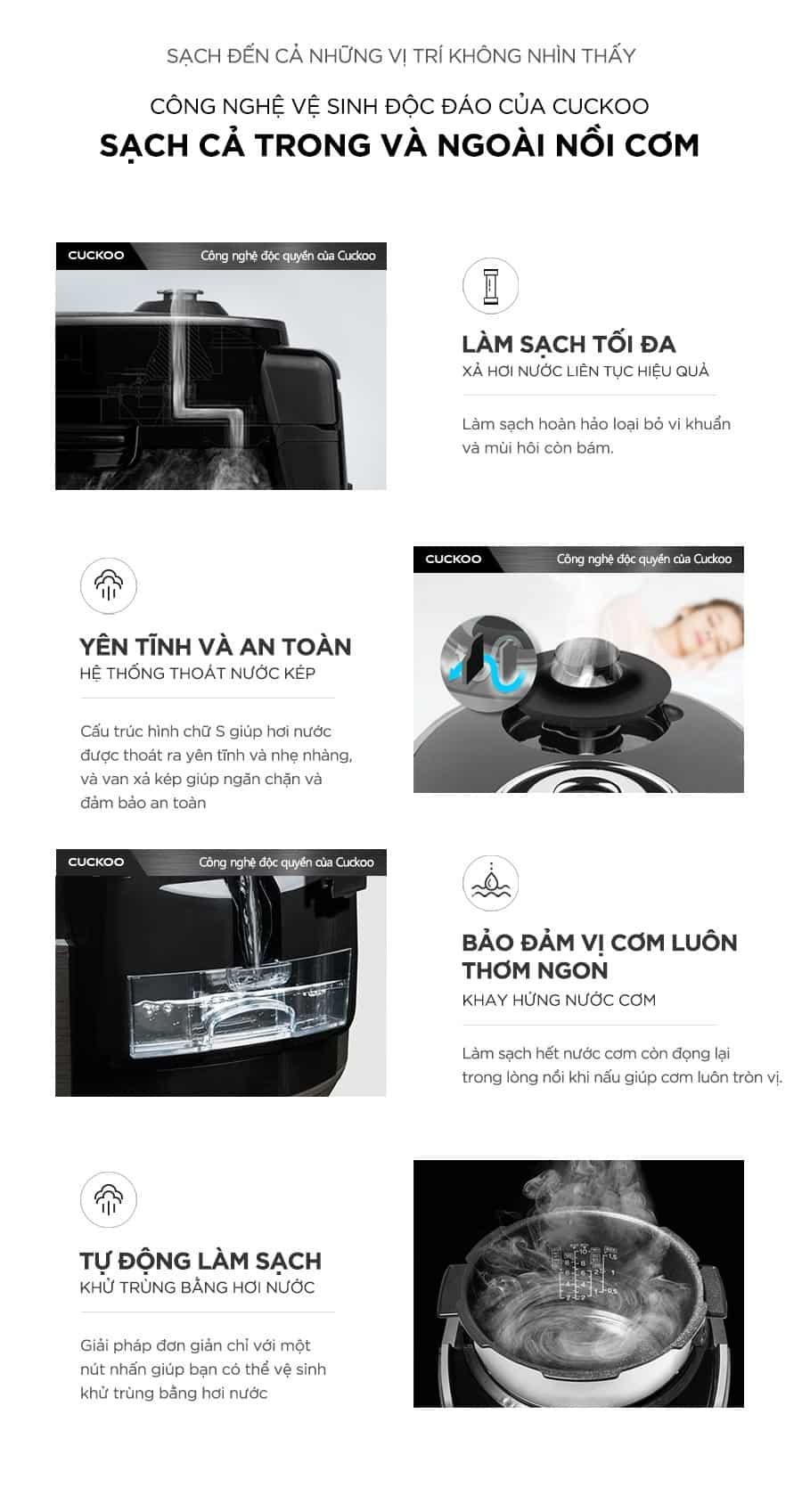 Nồi cơm điện cao tần Cuckoo CRP HWF1000F 1.8L