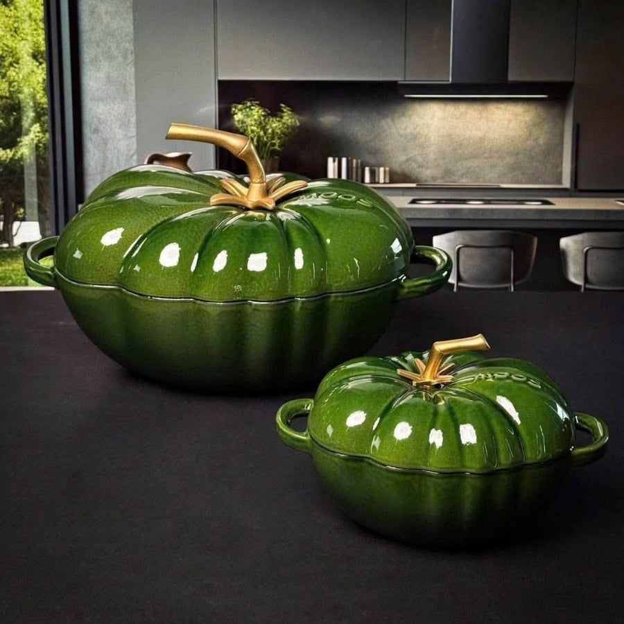 Nồi gang cà chua mini Moos 16cm Đa năng hoàn hảo cho các món ngon