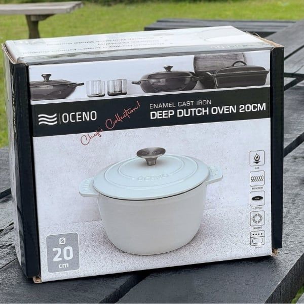 Nồi gang Oceno 20cm (cao 13cm) Độ bền vượt trội theo thời gian