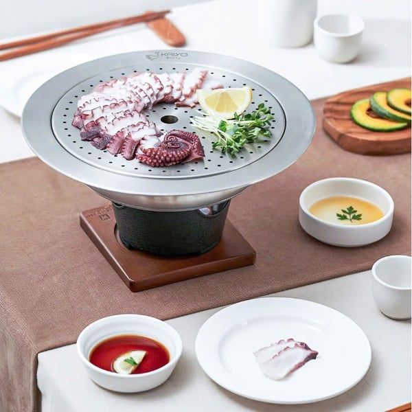 Nồi lẩu/hấp đa năng 3 chi tiết nhà Kaiyo Chất liệu inox công nghệ Nhật Bản – Bền bỉ, sáng bóng theo thời gian