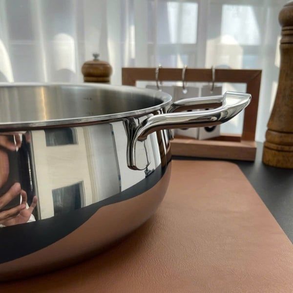 Nồi lẩu lùn Chockmen 26cm/ 28cm Chất liệu: inox 18/10 (tương đương inox 316 theo tiêu chuẩn nội địa Trung
