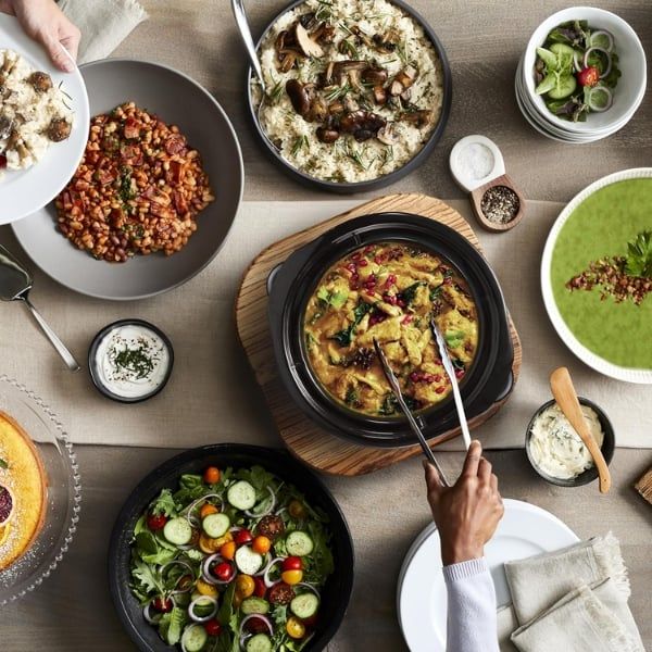 Nồi nấu chậm Crock Pot 4.7L SCCPRC507B Nắp kính tiện lợi và dễ dàng tháo rời