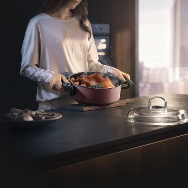 Nồi WMF Fusiontec 28cm nắp kính Đáp ứng mọi nhu cầu ẩm thực