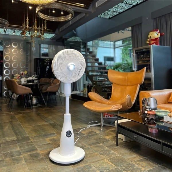 Quạt phun sương tạo ẩm De Muller Công nghệ gió mát tự nhiên 3 chế độ