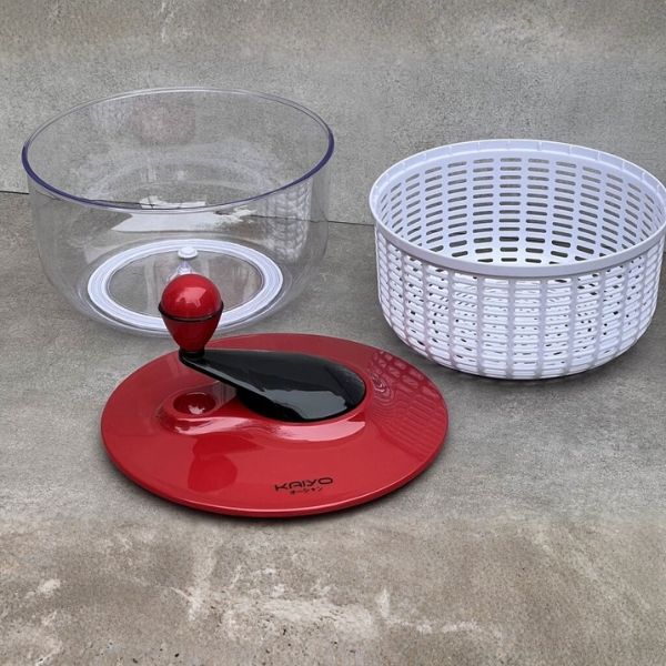 Rổ quay rau li tâm Kaiyo 5.5L Rổ quay rau này dòng cao cấp, lực xoay cực nhẹ mà tốc độ xoay rất mạnh