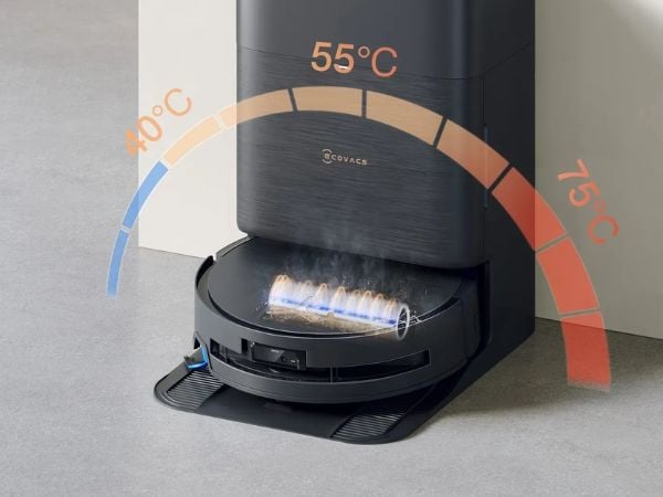 Robot hút bụi lau nhà Ecovacs X9 Pro Omni Công nghệ giặt cây lau nhà kiểm soát nhiệt độ 2.0