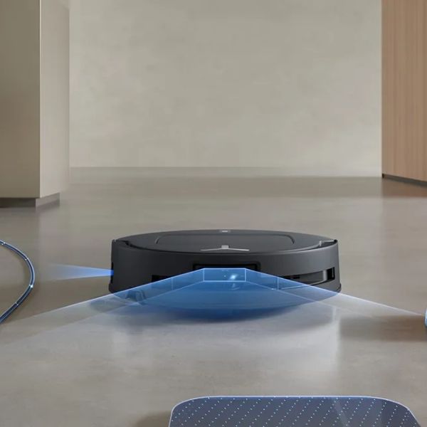 Đặc điểm Robot Hút Bụi Lau Nhà Ecovacs Deebot T80 Omni Công nghệ AIVI 3D 3.0 Omni-Approach cho phép DEEBOT làm sạch các cạnh của mọi thứ