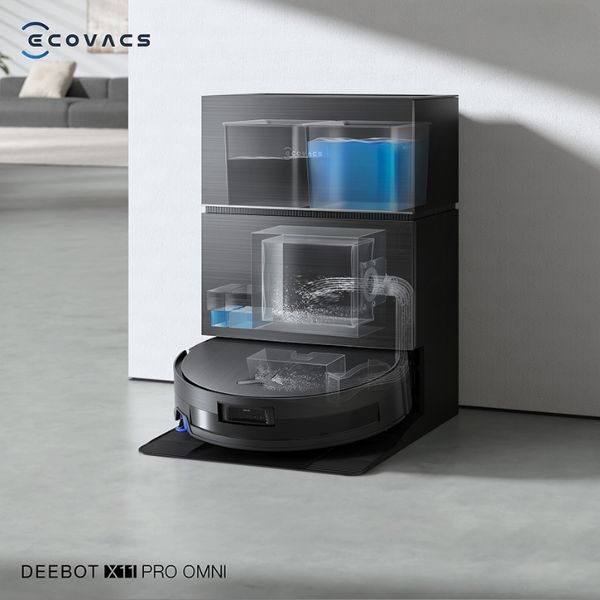 Robot Hút Bụi Lau Nhà Ecovacs Deebot X11 Omni 2026 Thiết kế sang trọng – Tinh tế trong từng chi tiết