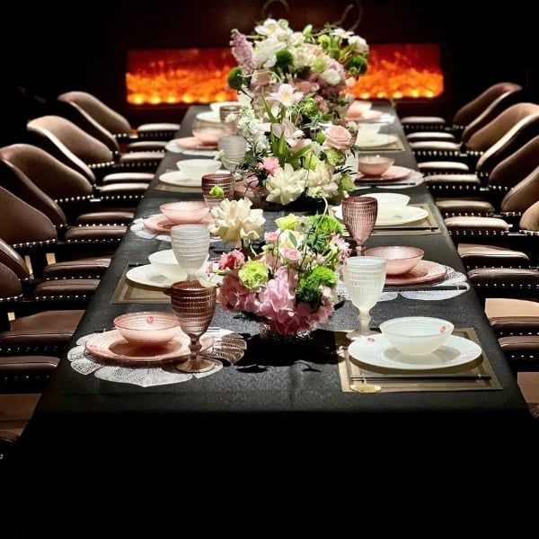 Set 18 món bát đĩa ly Viola - Màu Trắng