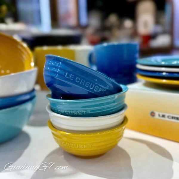 Set 4 bát chấm Le Creuset Riviera 10cm Thiết kế tinh tế, màu sắc độc đáo