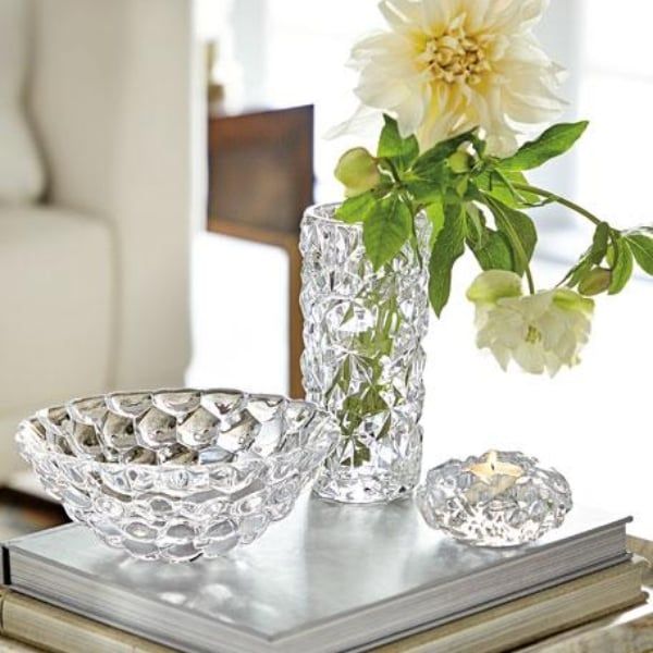 Tô pha lê Orrefors Raspberry 21cm