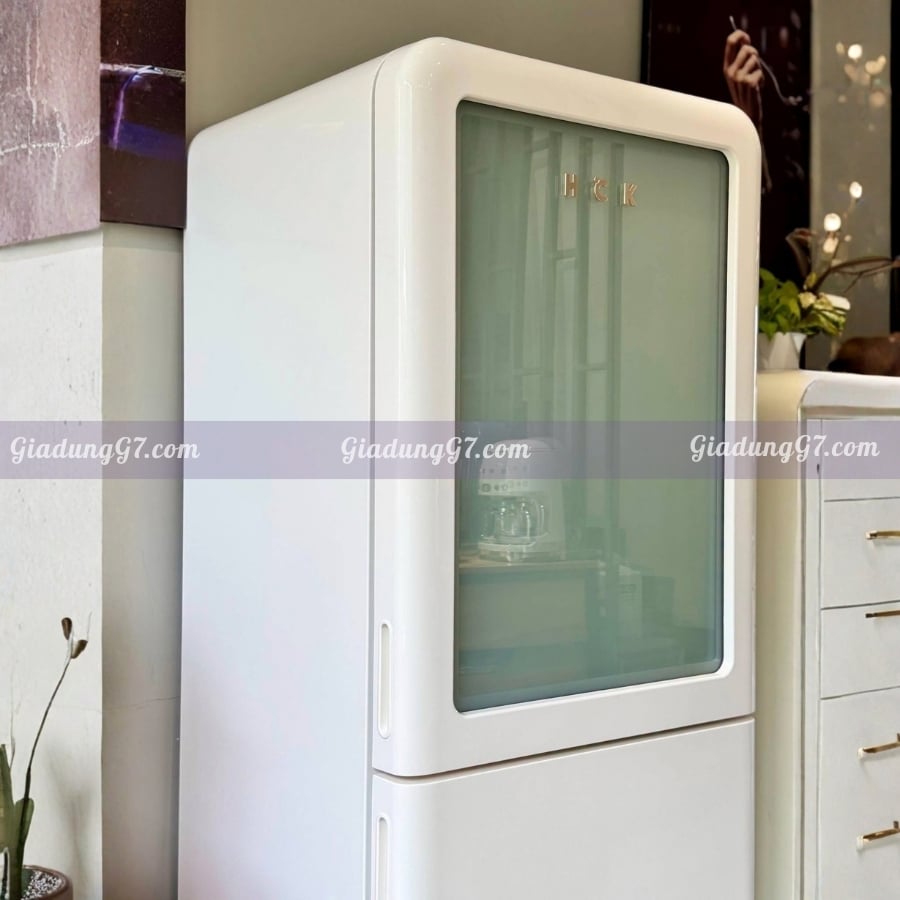 Tủ lạnh HCK GCD-401B-WS AuraTouch Smart View 401L quan sát thực phẩm mà không cần mở cửa