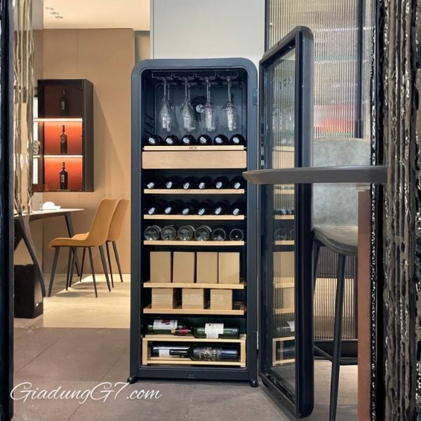 Tủ rượu & cigar HCK SC-208RWA 208L – Biểu Tượng Của Phong Cách và Đẳng Cấp