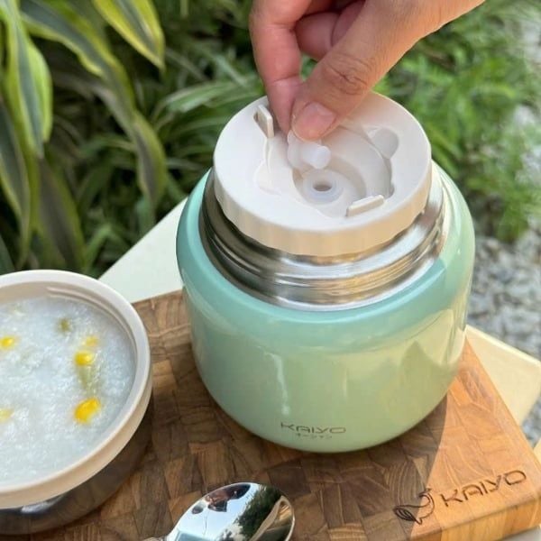 Ủ cháo Kaiyo 500ml Đồ ăn ủ bằng Bình ủ cháo Kaiyo cực ngon và giữ nguyên được dưỡng chất