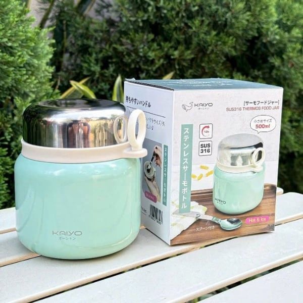 Ủ cháo Kaiyo 500ml Đồ ăn ủ bằng Bình ủ cháo Kaiyo cực ngon và giữ nguyên được dưỡng chất