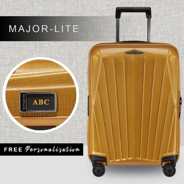 Vali Samsonite SBL Major-Lite Size 20/25/28 Được sản xuất tại Châu Âu với chất liệu Curv® tiên tiến