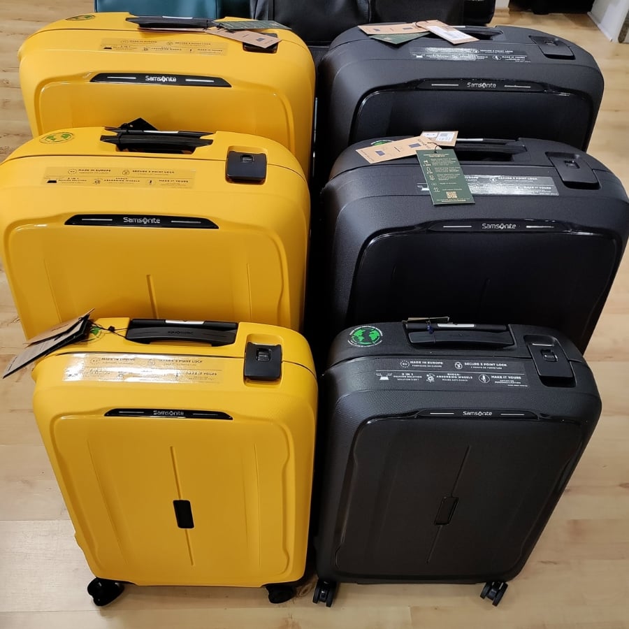 Vali Samsonite Essens màu vàng 3 size (size S 20 cabin/ M/ L) – Người Bạn Đồng Hành Không Thể Thiếu Cho Mọi Chuyến Đi