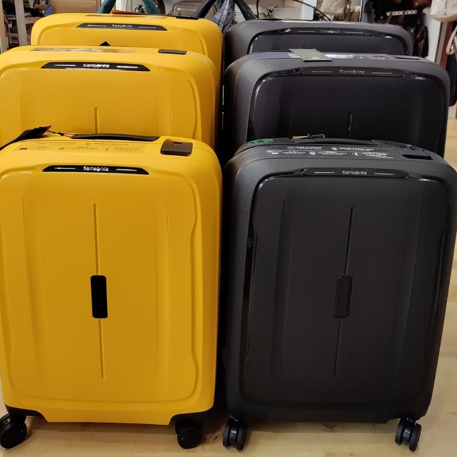 Vali Samsonite Essens màu vàng 3 size (size S 20 cabin/ M/ L) – Người Bạn Đồng Hành Không Thể Thiếu Cho Mọi Chuyến Đi