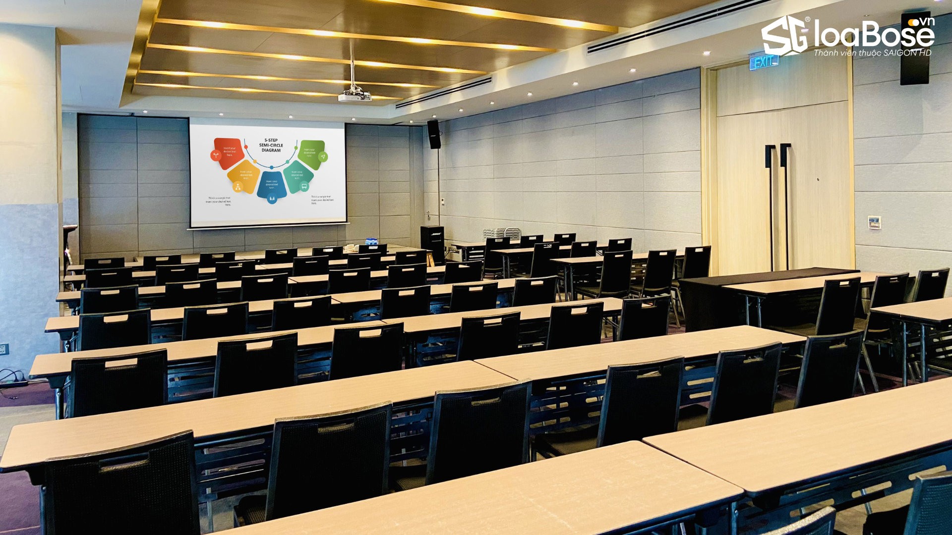 Giải pháp âm thanh chuyên nghiệp Bose Professional cho hội trường, không gian đa năng