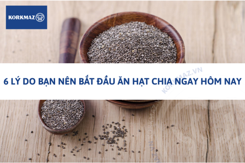 6 lý do bạn nên bắt đầu ăn hạt chia ngay hôm nay