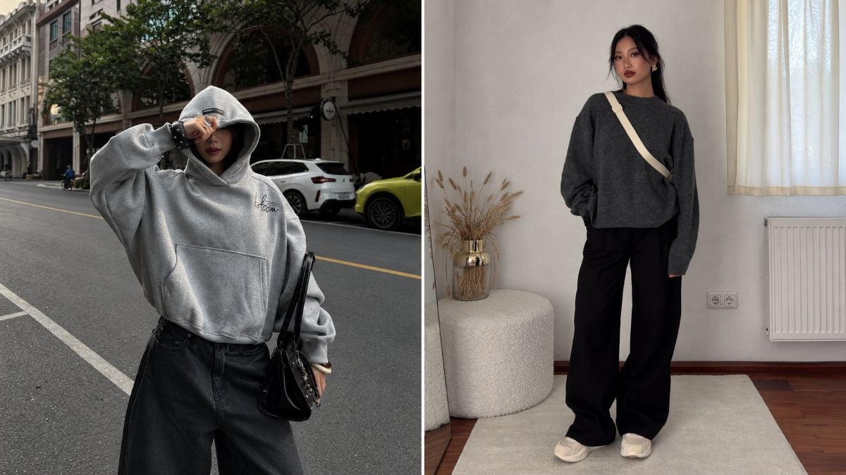 So sánh áo hoodie có mũ và sweater không mũ