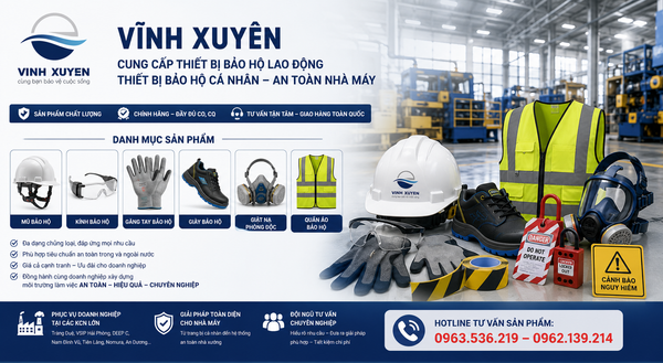 Nhà cung cấp thiết bị bảo hộ lao động an toàn nhà máy tại Hải Phòng