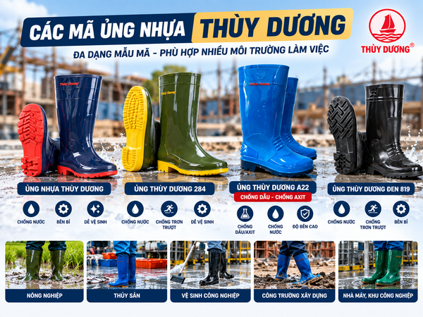 Các mẫu ủng nhựa Thùy Dương