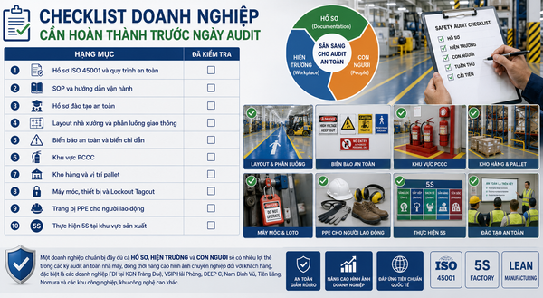 Check list doanh nghiệp phải hoàn thành trước khi audit