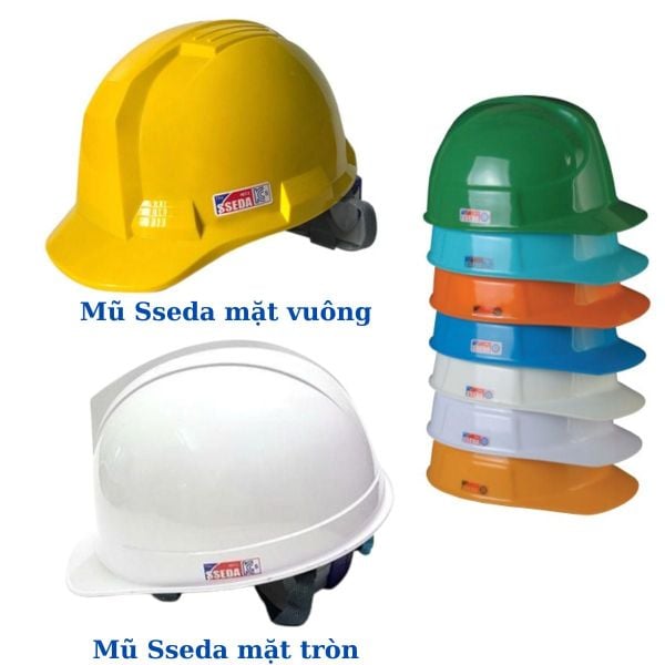 Mũ bảo hộ Sseda Hàn Quốc mặt vuông chính hãng tại Hải Phòng