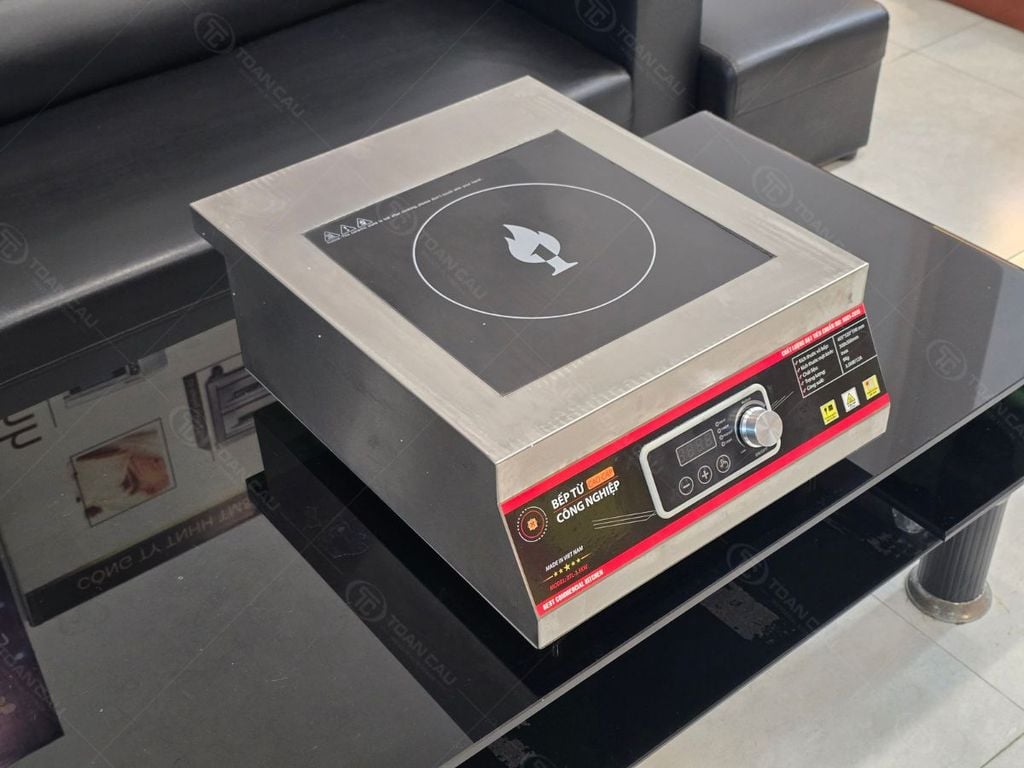 Bếp từ công nghiệp 3500w dòng đặt bàn được sử dụng nhiều trong các khu bếp, quầy phở
