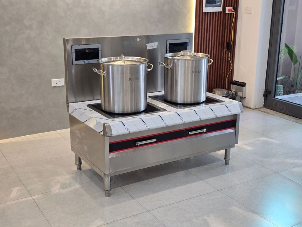 Bếp từ công nghiệp đôi