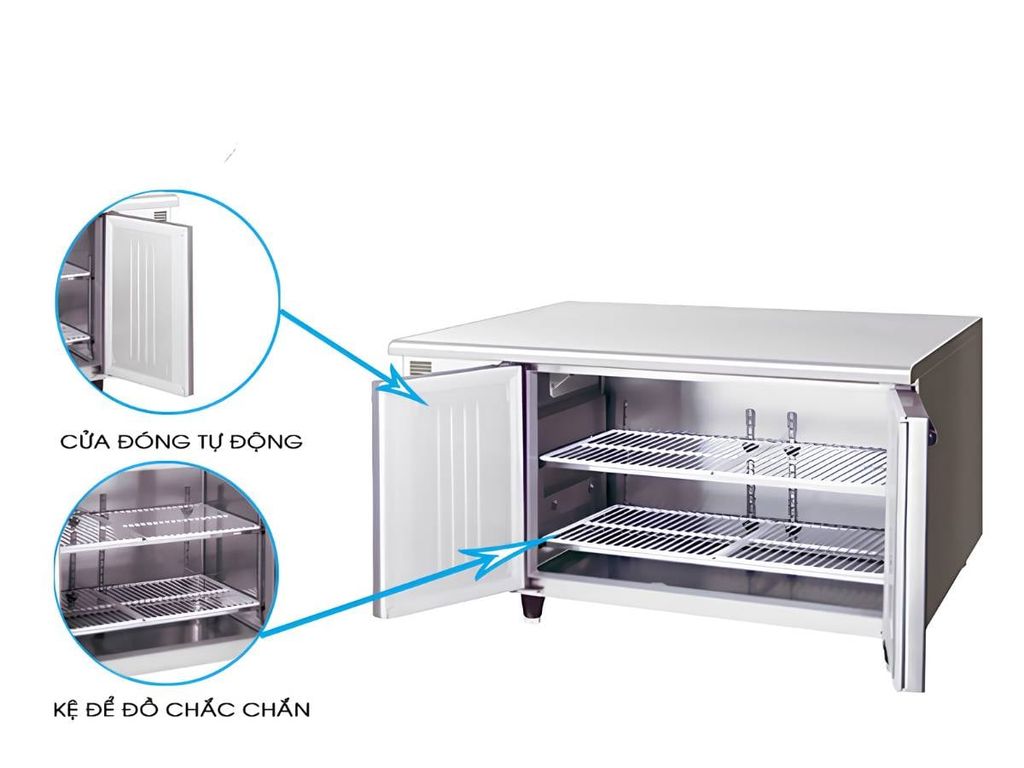 cấu tạo bàn mát Hoshizaki RT-126MC-S