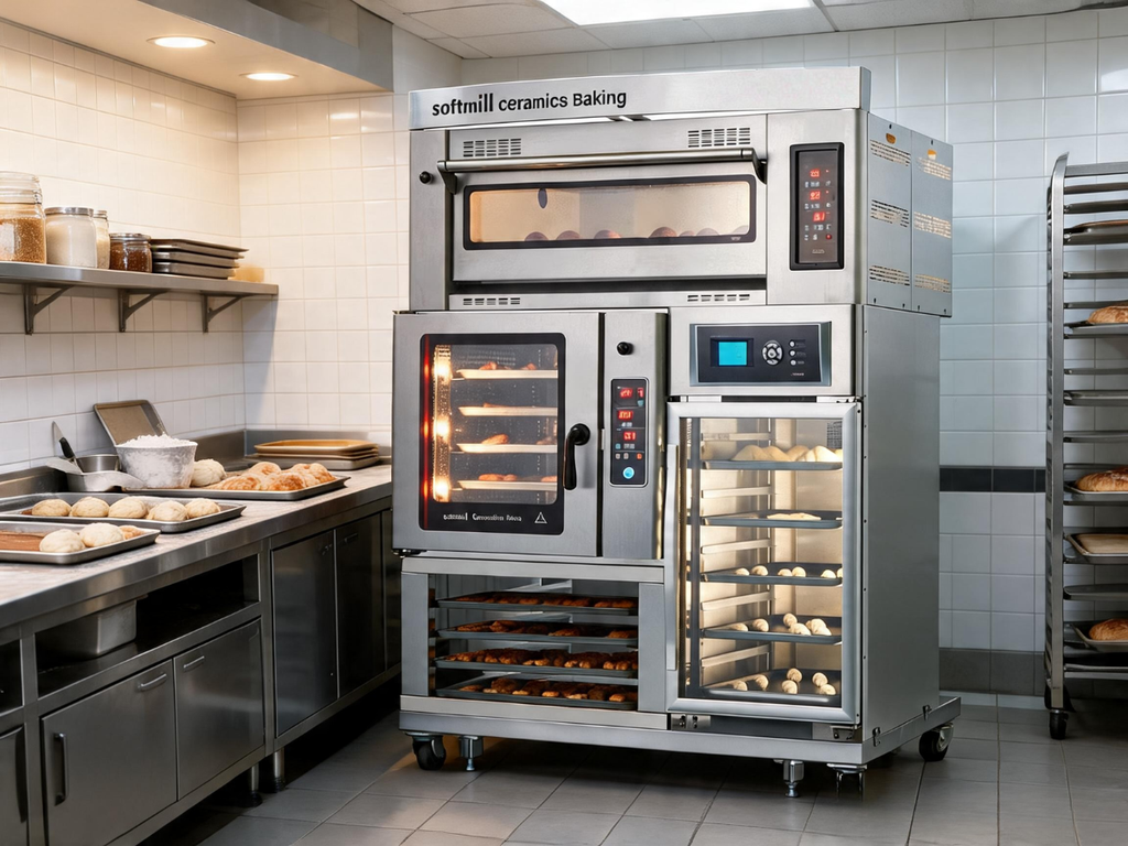 Lò nướng đa năng combi oven cho tiệm bánh ngọt