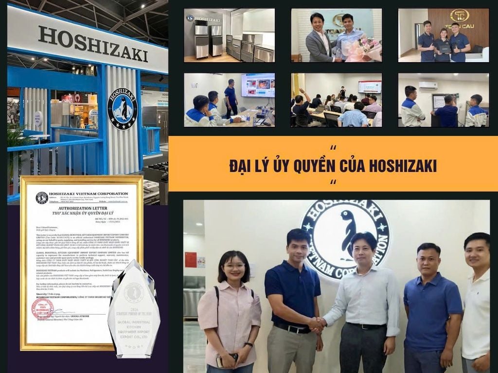 bếp toàn cầu đại lý ủy quyền của hoshizaki