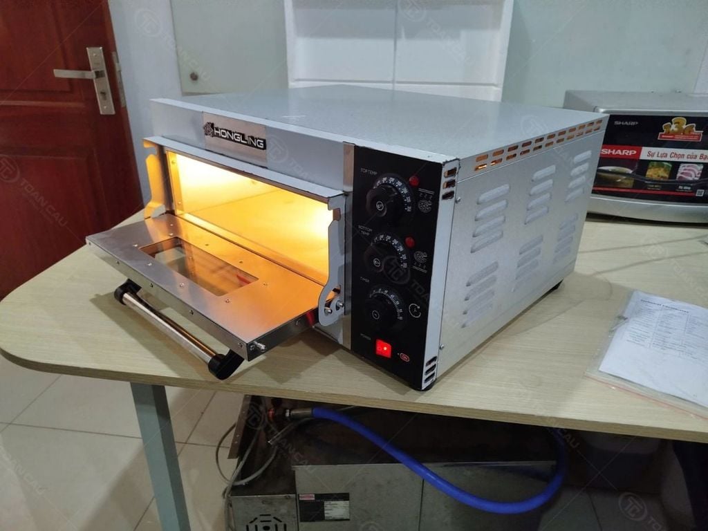 Mẫu Lò pizza có khoang nướng 400x400mm