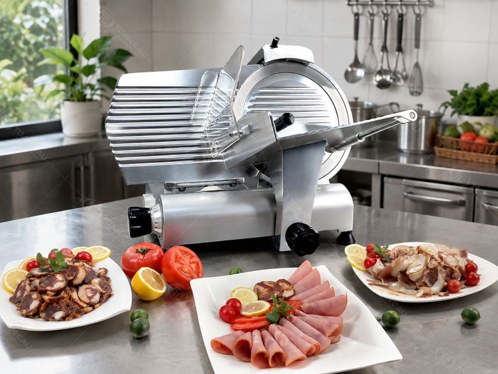 Máy cắt chả lụa