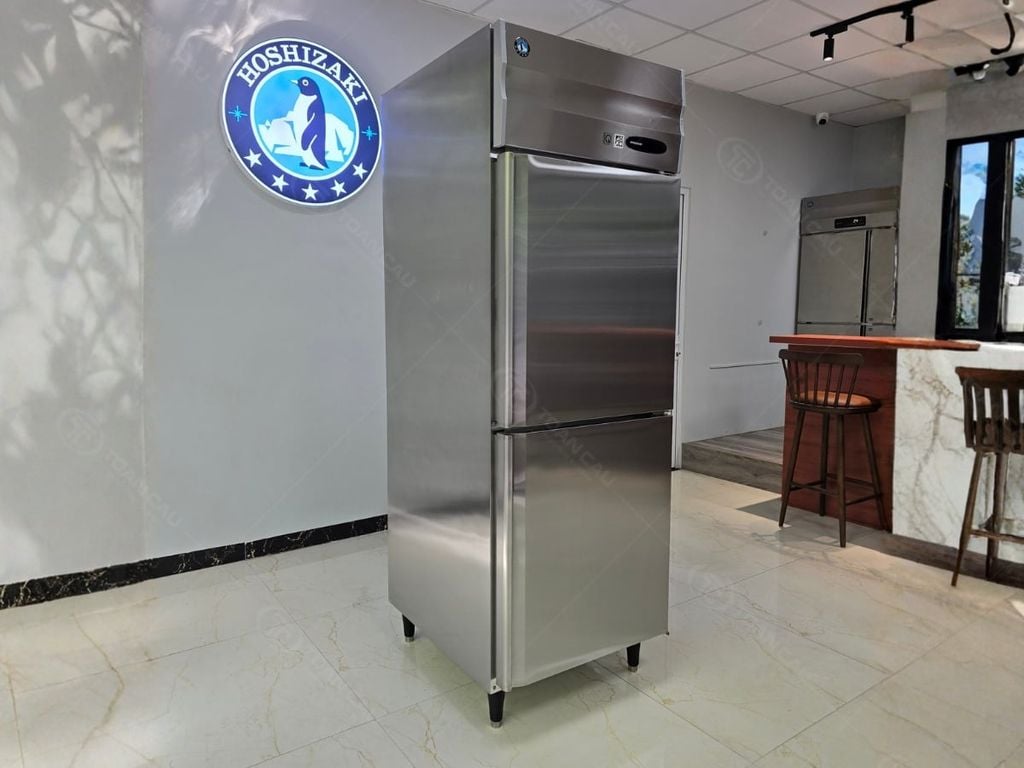 Tủ mát 2 cánh Hoshizaki HRV-78A góc nhìn bên trái