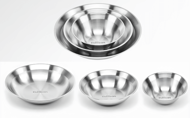 Bộ 3 Dĩa Sâu Tròn Inox Cao Cấp Cuitisan EC11-043S3