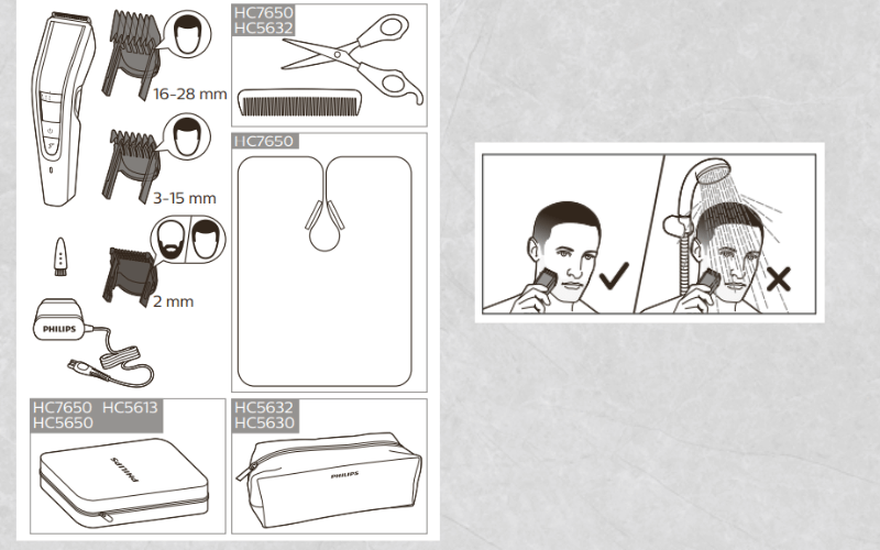 Tông đơ cắt tóc Philips HC5630/15