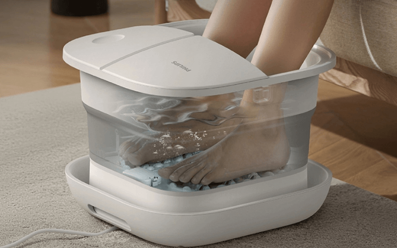 Bồn ngâm chân massage Philips PPM6502 màu trắng