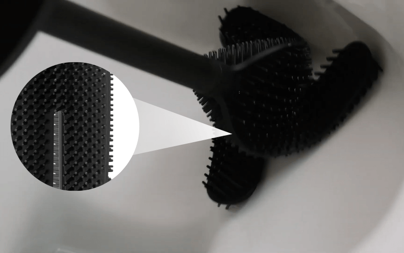 Dụng cụ cọ toilet Joseph Joseph 70597 Flex™ 360 chất liệu silicon cao cấp