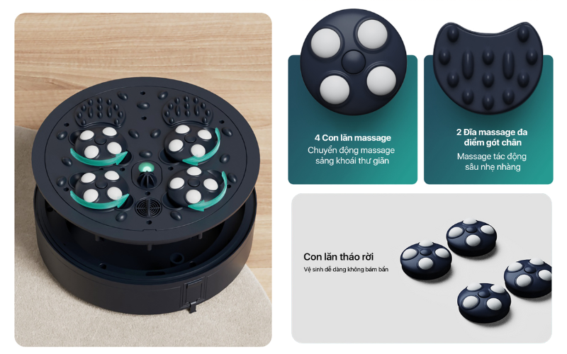 Bồn ngâm chân massage Philips PPM6501